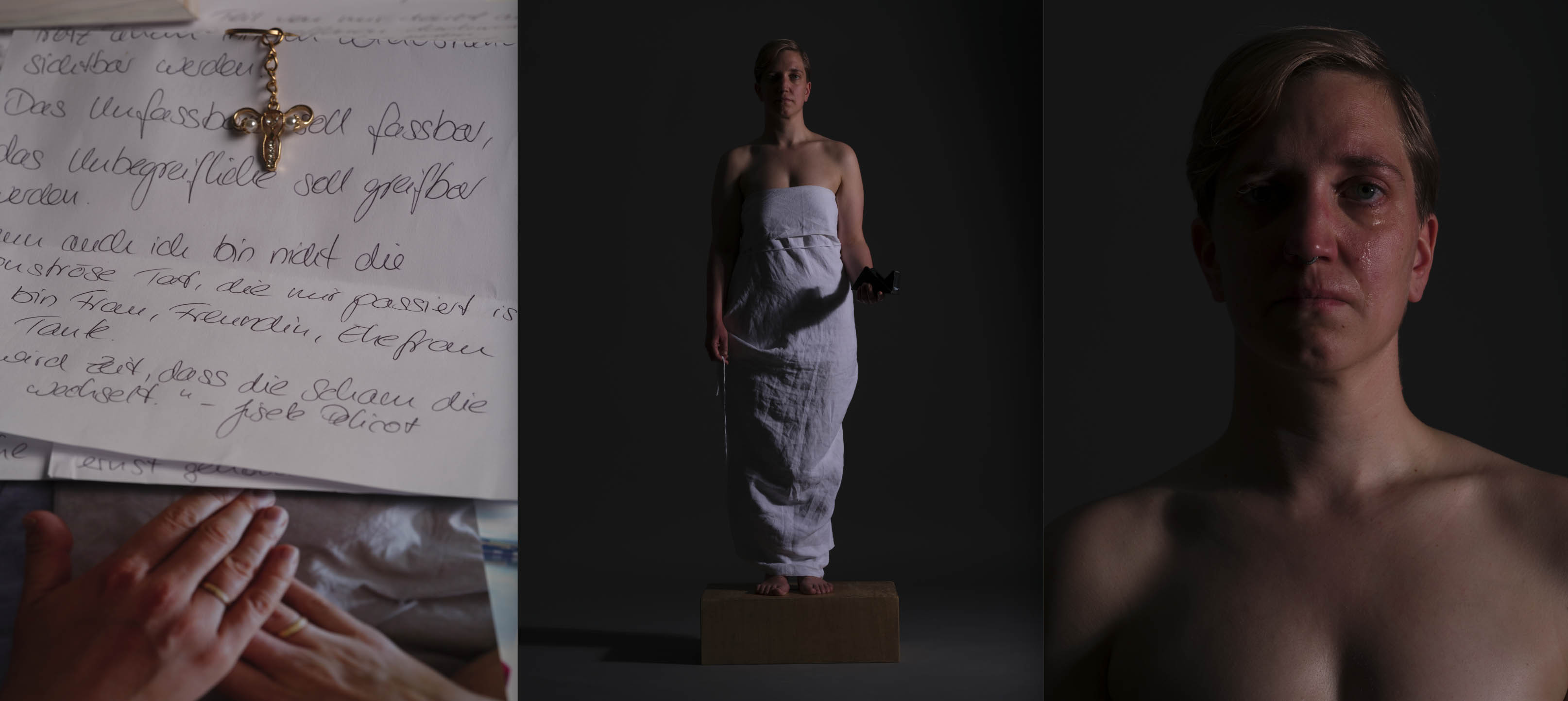 sito_JULIA KRAHN – unfassbar. Anna-Sophie, 2025 (triptic)